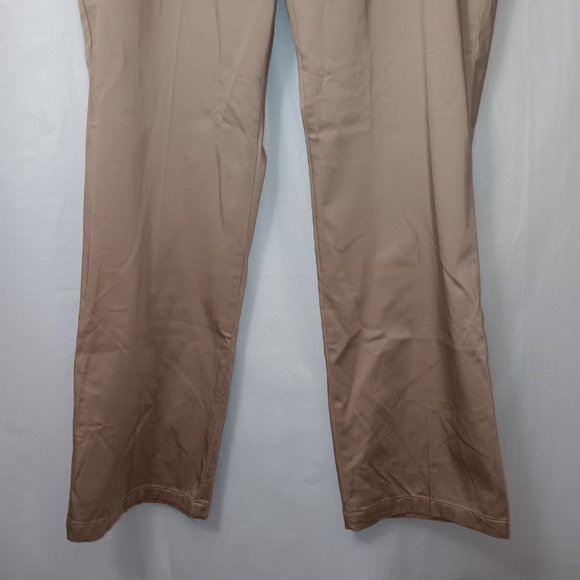 LEE REGULAR FIT STRAIGHT LEG MID RISE KHAKI PANTS COTTON BLEND WOMEN'S SIZE 18L - Picture 5 of 16